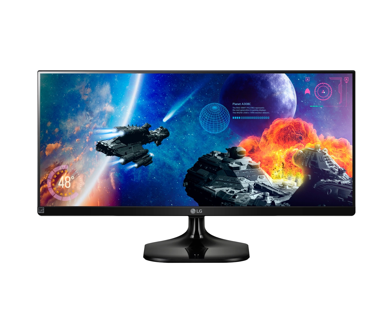LG Monitor con pantalla ultra larga 21:9, 29UM57